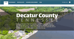 Desktop Screenshot of decaturcountytn.org